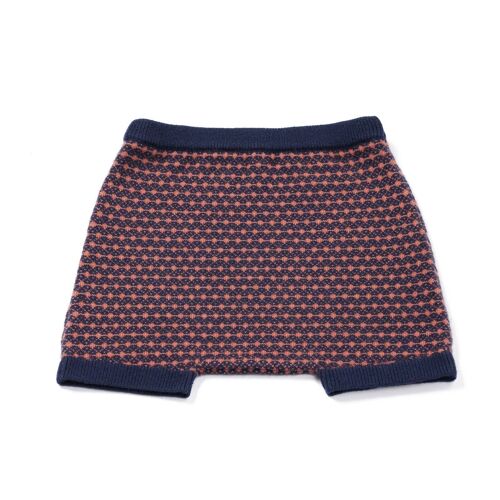 Starry Bubble Shorts Navy/ Dusty Pink