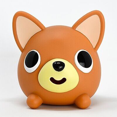 Kawaii Animals: Chihuahua, Dog - Jabber Pug Collection by Sankyo Toys, a squeeze and sensory ball that sticks out its tongue with a unique voice, interactive and sensory toy for children 18 months+