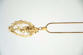 Collier pendentif Shiva or ou argent | Chaîne Nataraja | collier tribal | collier bohème | Collier indien | Chaîne roi de la danse 2