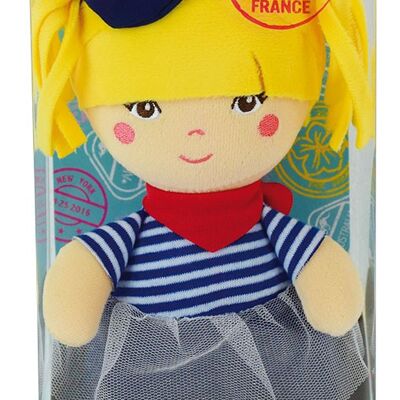 POUPEE DU MONDE PARISIENNE PELUCHE 20CM