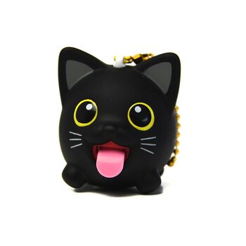 JIBBER PET CHARMS CAT-A Black 1