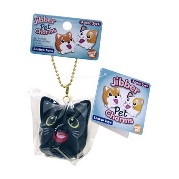 JIBBER PET CHARMS CAT-A Black 4