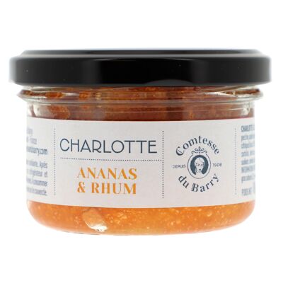 Charlotte con ananas e rum 80g