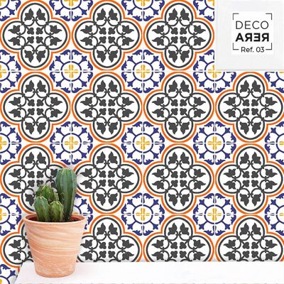 Modernist Flower Tiles — Ref. 03