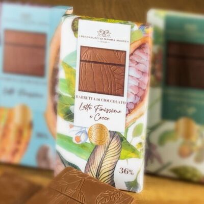 Milchschokolade und Kokosnussriegel – Mamma Andrea's Peccatucci