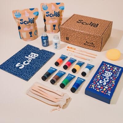 Sculpd Pottery Kit and Classic Paint Set