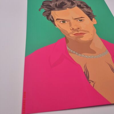 Harry Styles - Póster A4 de líneas finas