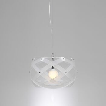 Nuclea Piccola - Lampe à Suspension - 12 Blanc Satiné 1