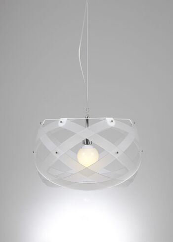 Nuclea Piccola - Lampe à Suspension - 12 Blanc Satiné 4