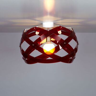 Nuclea - Small Ceiling Lamp in Plexiglass - 12 Satin White