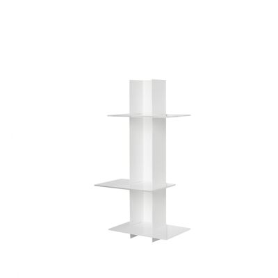 Elib 3 Black - Librería de pared - 12 Satin White