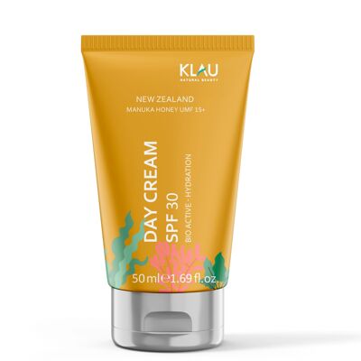 KLAU Day Cream 50 ml - Bio Active - Hydration - SPF30