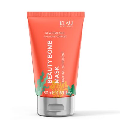 KLAU Beauty Bomb 50 ml - Maschera Bio Attiva - Antiossidante - Nutrizione Profonda