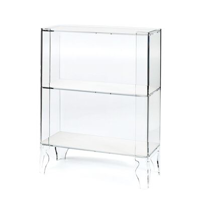 Bonbonne Mini - Tischleuchte für den Innenbereich Transparent - 91 Graunuance