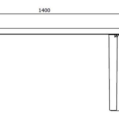 OLOT TABLE 140X90 WHITE VT01284