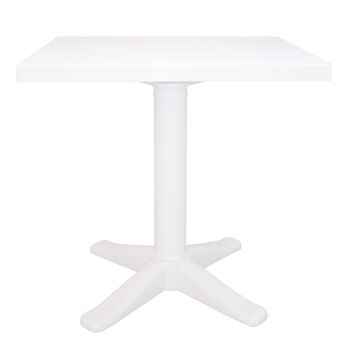 TABLE ESCULAPI 70x70 BLANC VT01522 1