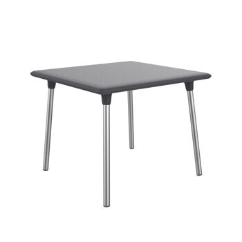 NOUVEAU TABLE FLASH 90x90 GRIS FONCÉ VT03948 1