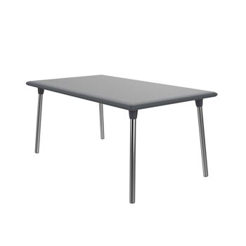 NOUVEAU TABLE FLASH 160x90 GRIS FONCÉ VT03950 1