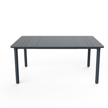 NOA TABLE 160x90 PIEDS GRIS FONCE GRIS FONCE VT04176 1