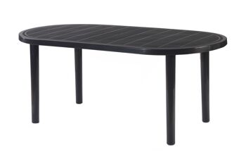 TABLE BRAVA 180x90 ANTHRACITE VT04468 1