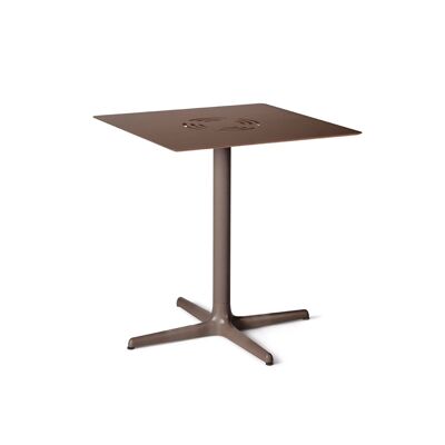 TOLEDO AIRE TABLE 70x70 CHOCOLATE VT04873