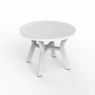 JAZMIN TABLE Ø100 WHITE VT05250