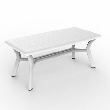 TABLE ORCHIDÉE 180x90 BLANC VT05252 1