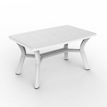 TABLE TULIPE 140x90 BLANC VT05254 1