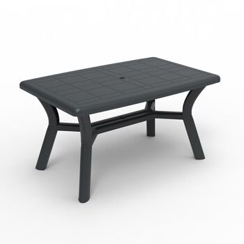 TABLE TULIPAN 140x90 ANTHRACITE VT05255 1