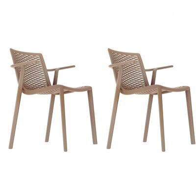 SET 2 SILLA CON BRAZOS NET-KAT ARENA VT21057