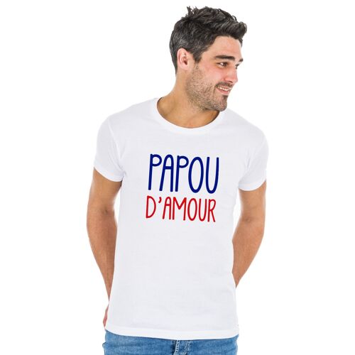 Tshirt blanc papou d'amour