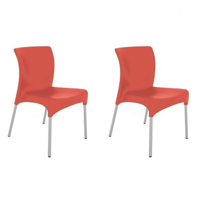 SET 2 RED MOON CHAIR VT21134