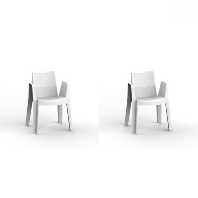 SET 2 WHITE PLAY ARMCHAIRS VT21303