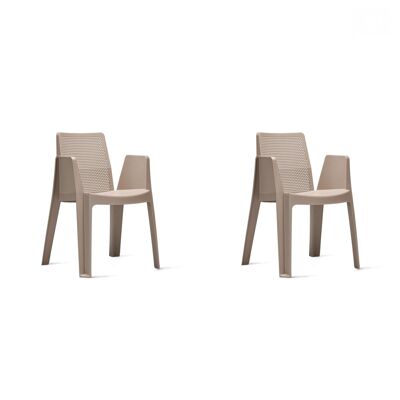 SET 2 ARMCHAIRS PLAY ARENA VT21304