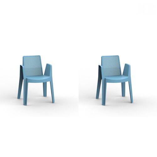 SET 2 SILLONES PLAY AZUL RETRO VT21308