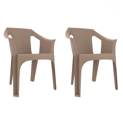 SET 2 ARMCHAIRS COOL ARENA VT21345