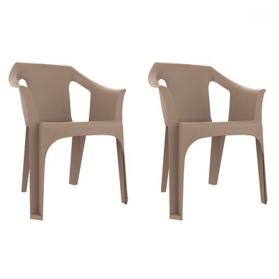 SET 2 FAUTEUILS COOL ARENA VT21345