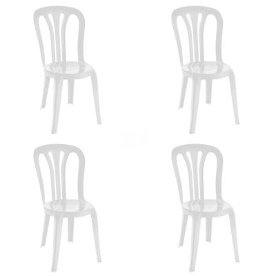 garbar GARROTXA Set 4 Indoor Chair, White Outdoor