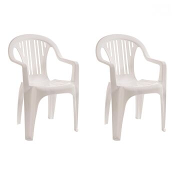 SET 2 FAUTEUILS PORT BLANC VT21406