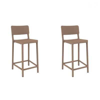 SET 2 LISBOA STOOL MEDIUM SAND VT21485