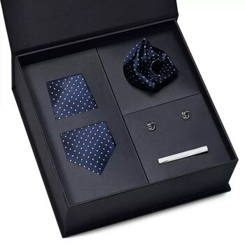 Cravate de luxe dans une boîte cadeau | Soie | Boite cadeau 12