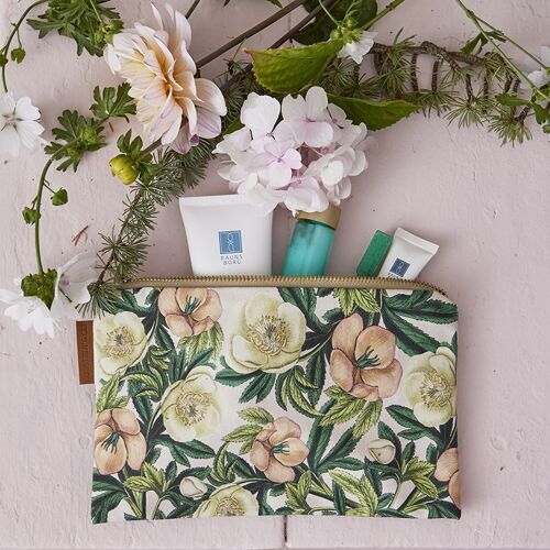 Cosmetic bag (flat) - Helleborus