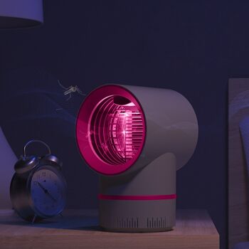 Attrape-moustiques électrique G222, avec lumière LED UV et aspirateur. Tue les moustiques par décharge électrique. DMAG0199C00 4