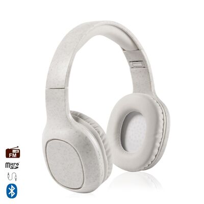 Datrex wheat cane bluetooth 5.0 headphones, with FM radio, micro SD reader and hands-free DMAD0006C40