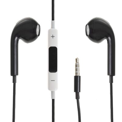 HEADPHONES WITH CONTROL REMOTE AND HANDS-FREE FUNCTION DMX023BLACK