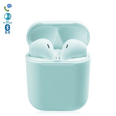 DAM D120 TWS Bluetooth 5.0 touch headphones with charging base and automatic synchronization with pop-up window DMAB0250C31