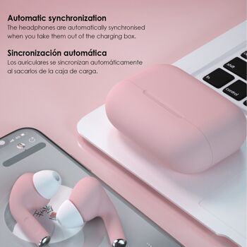 InPods 13 Pro Bluetooth 5.0 Casque tactile avec station de charge, couplage automatique avec fenêtre contextuelle DMAD0077C00 4