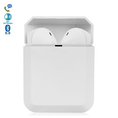 TWS i2 Bluetooth 5.0 Touch-Kopfhörer mit Ladestation, exklusives polygonales ergonomisches Design, Unterdrückung von Umgebungsgeräuschen. DMAC0109C01