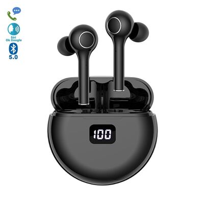 TWS TW13 Bluetooth 5.0 earphones, touch. Charging base with charge indicator, 300mAh. DMAG0038C00