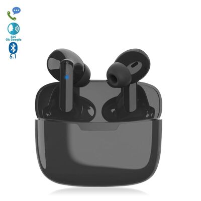 TWS Y113 Bluetooth 5.1 headphones, touch controls, 200mAh charging base. DMAG0027C00